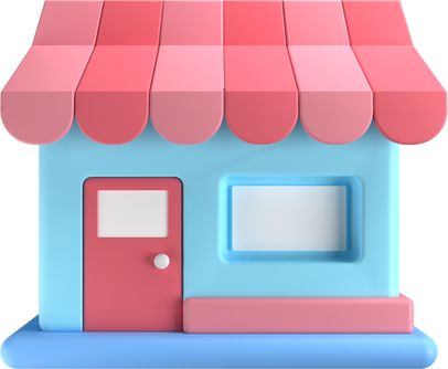 3D Store Illustration